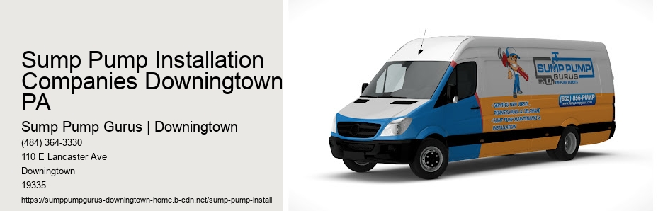 Sump Pump Installation Companies Downingtown, PA